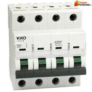 Viko - 10VTB-4C50 4x50A 4,5kA C Tipi Otomatik Sigorta